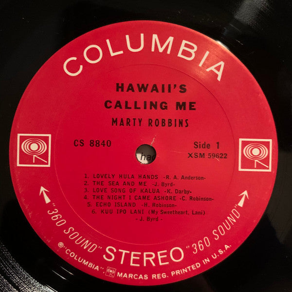 Marty Robbins - Hawaii's Calling Me