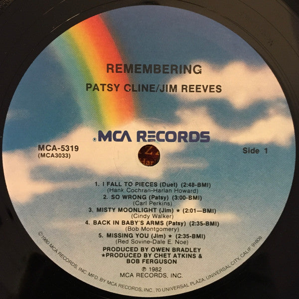 Patsy Reeves Remembering Patsy Cline & Jim Reeves by Patsy Cline & Jim Reeves ...