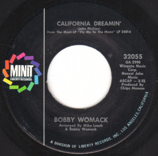 Bobby Womack - California Dreamin' / Baby, You Oughta Think It Over
