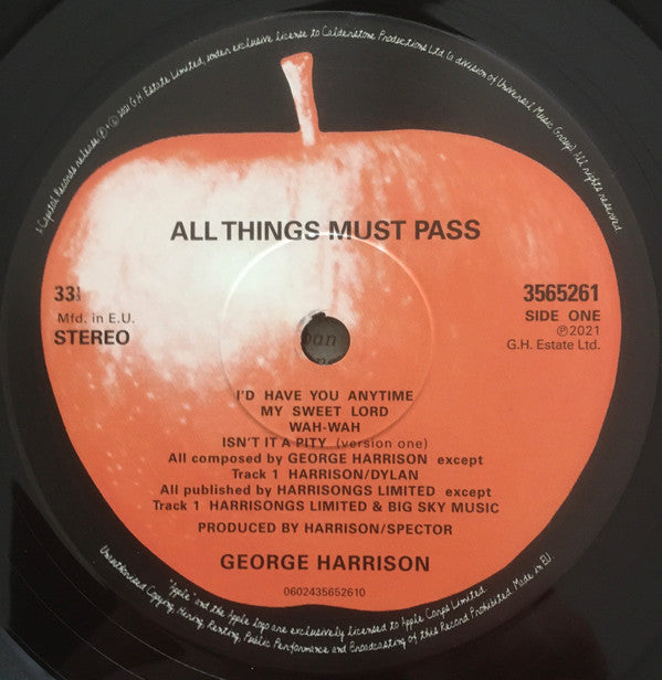 All Things Must Pass (50th Anniversary)