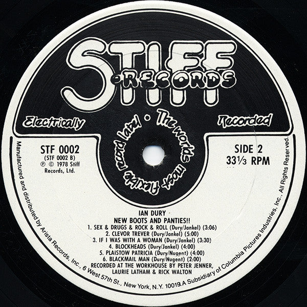 Ian Dury - New Boots And Panties!!