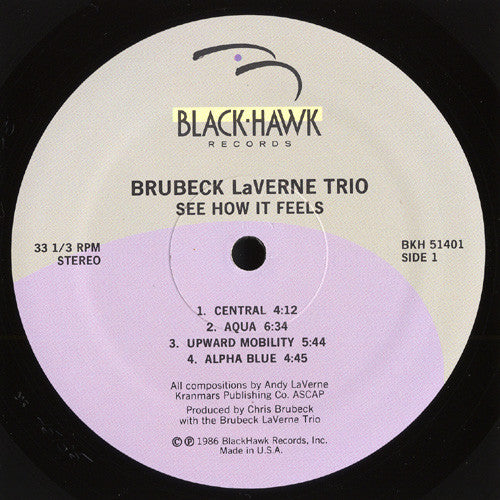Brubeck LaVerne Trio - See How It Feels