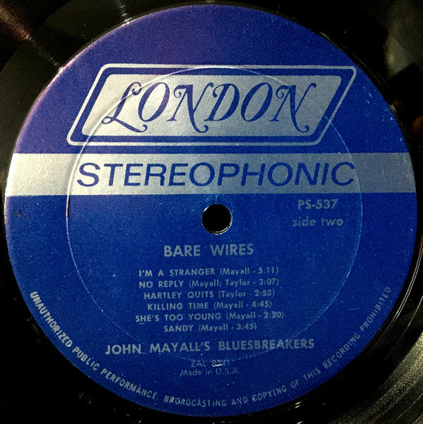 John Mayall & The Bluesbreakers - Bare Wires
