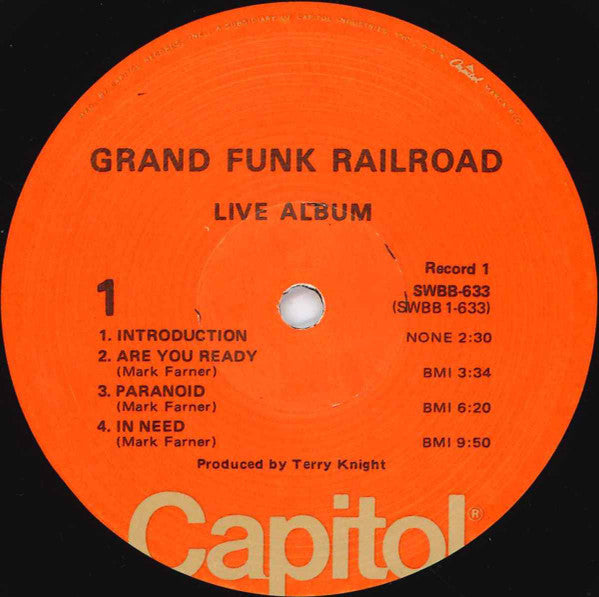 Grand Funk Railroad - Live Album