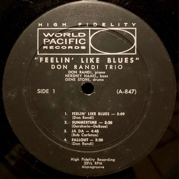 Don Randi Trio - Feelin' Like Blues