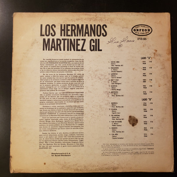 Hermanos Martínez Gil - Chacha Linda