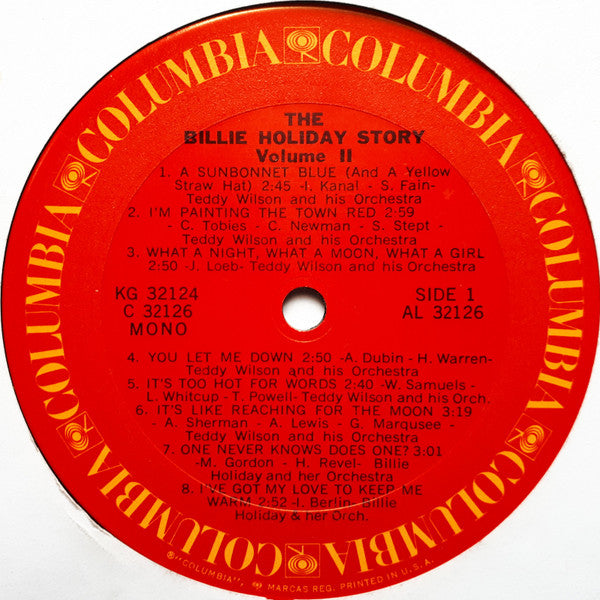 The Billie Holiday Story Volume II