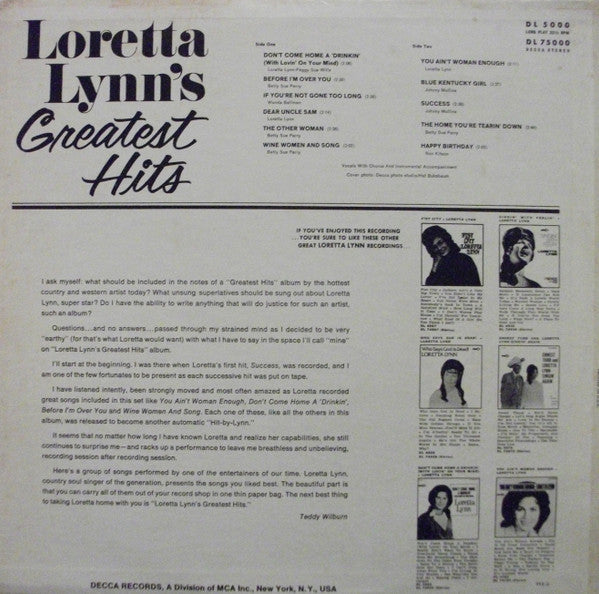 Loretta Lynn's Greatest Hits