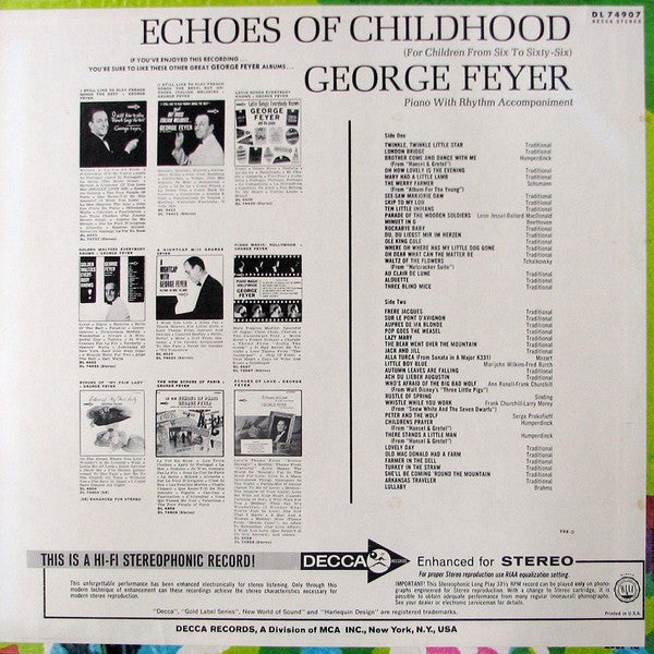 Echoes Of Childhood