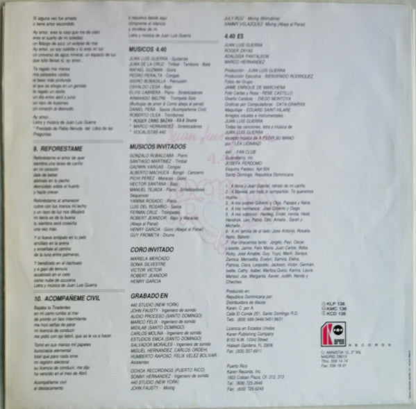 Juan Luis Guerra 4.40 - Bachata Rosa