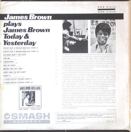 James Brown Plays James Brown - Today & Yesterday - James Brown At The Organ