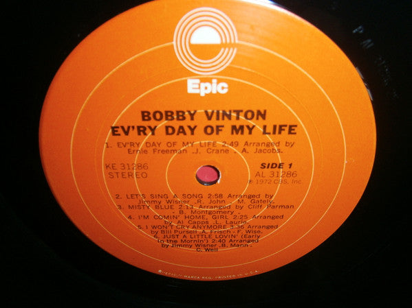 Bobby Vinton - Ev'ry Day Of My Life