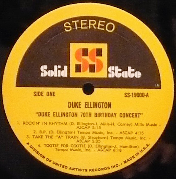 Duke Ellington's 70th Birthday Concert