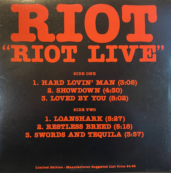 Riot Live by Riot – Record Selector