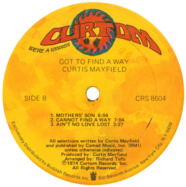 Curtis Mayfield - Got To Find A Way