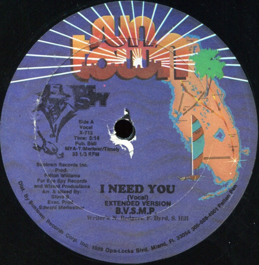 B.V.S.M.P. - I Need You