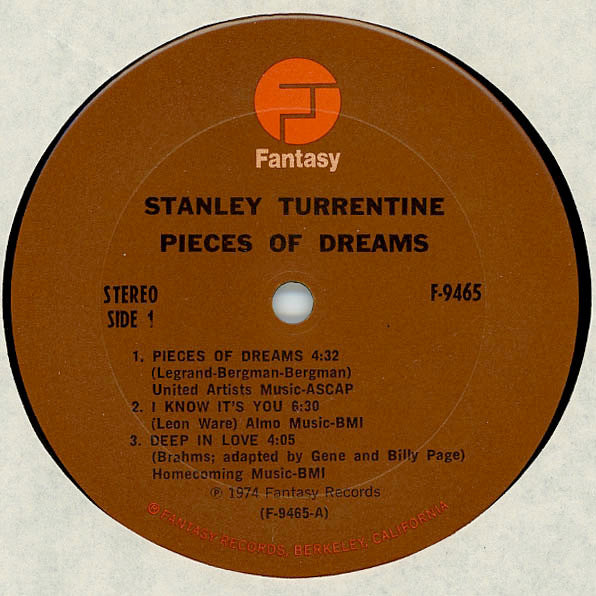 Stanley Turrentine - Pieces Of Dreams
