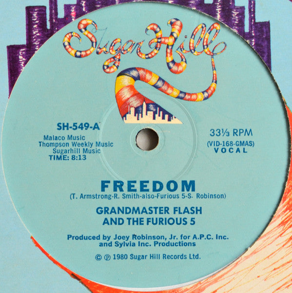 Freedom by Grandmaster Flash & The Furious Five – Record Selector