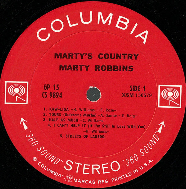 Marty Robbins - Marty's Country
