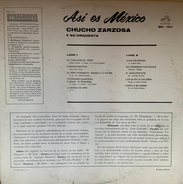 Orquesta Chucho Zarzosa - Asi Es Mexico