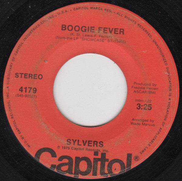 Boogie Fever / Free Style