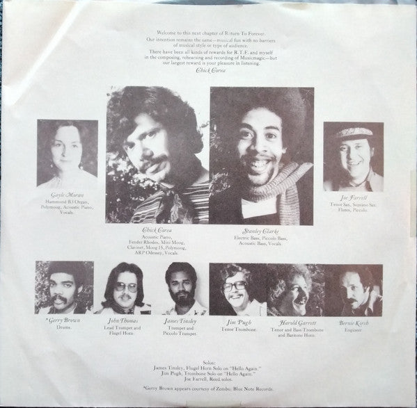 Return To Forever - Musicmagic