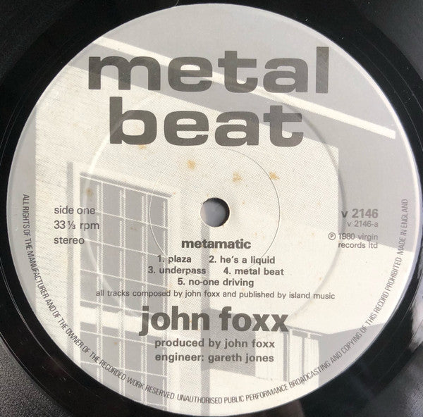 John Foxx - Metamatic