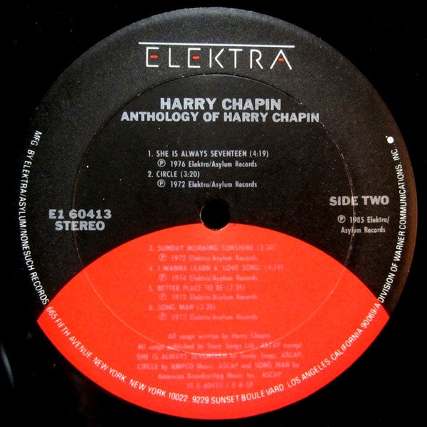 Anthology Of Harry Chapin