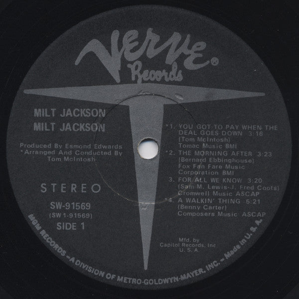 Milt Jackson And The Hip String Quartet