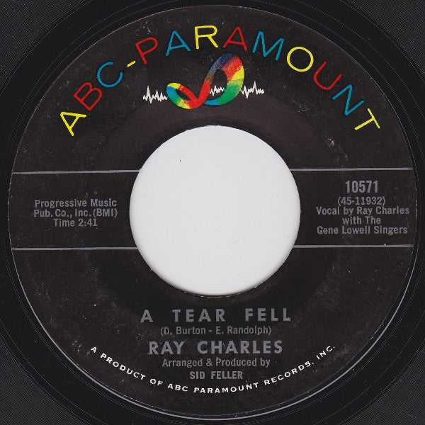 A Tear Fell / No One To Cry To