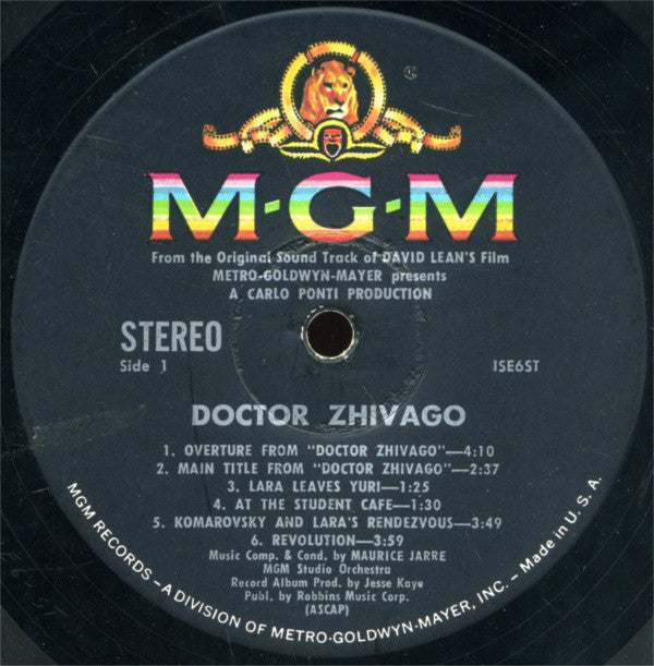 Doctor Zhivago Original Soundtrack Album