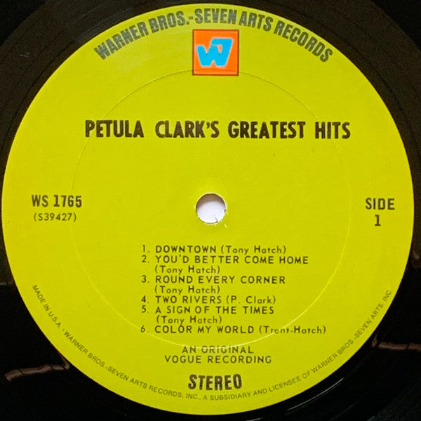 Petula Clark's Greatest Hits, Vol. 1