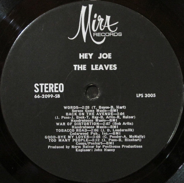Leaves, The - Hey Joe