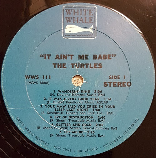 Turtles, The - It Ain't Me Babe