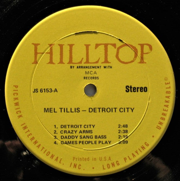 Mel Tillis - Detroit City