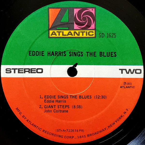 Eddie Harris Sings The Blues