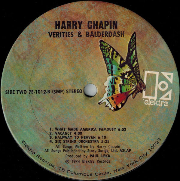 Harry Chapin - Verities & Balderdash