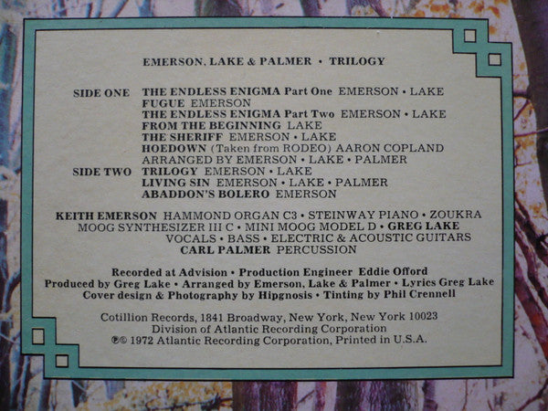 Emerson, Lake & Palmer - Trilogy