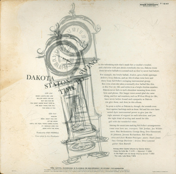 Dakota Staton - Time To Swing