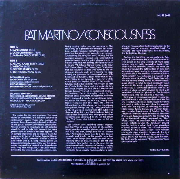 Pat Martino - Consciousness