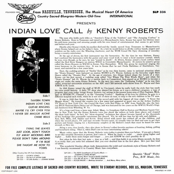 Kenny Roberts - Indian Love Call