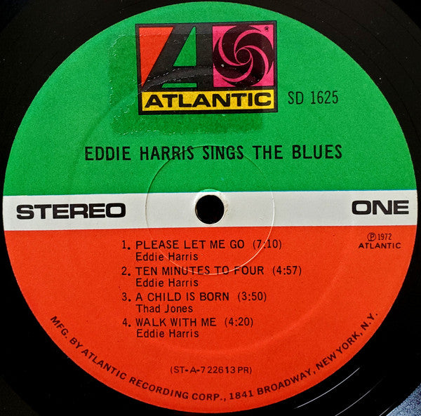 Eddie Harris Sings The Blues