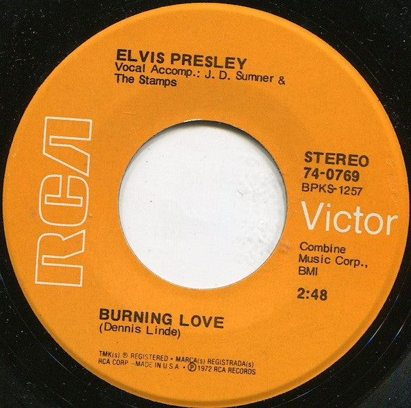 Burning Love / It's A Matter Of Time