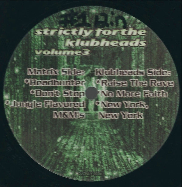 Strictly For The Klubheads Volume 3