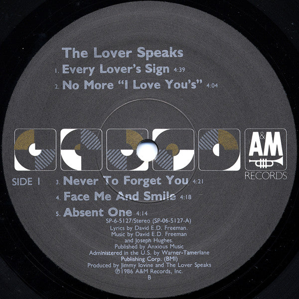 Lover Speaks, The - The Lover Speaks