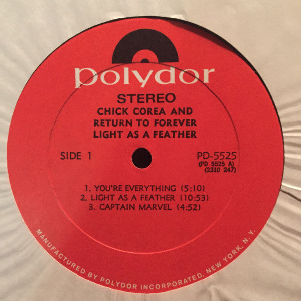 Chick Corea & Return To Forever - Light As A Feather