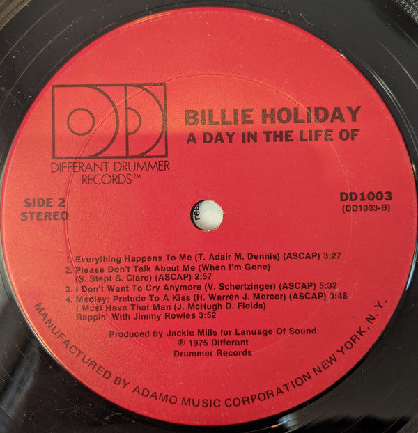 A Day In The Life Of Billie Holiday