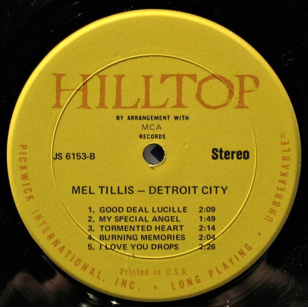 Mel Tillis - Detroit City