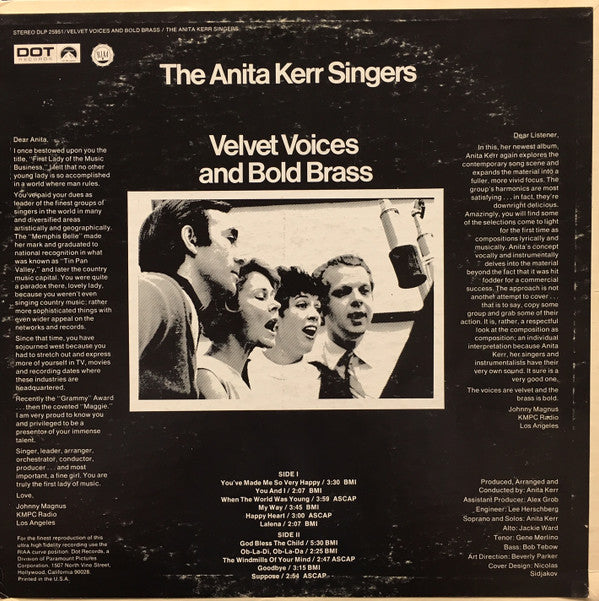 Velvet Voices And Bold Brass