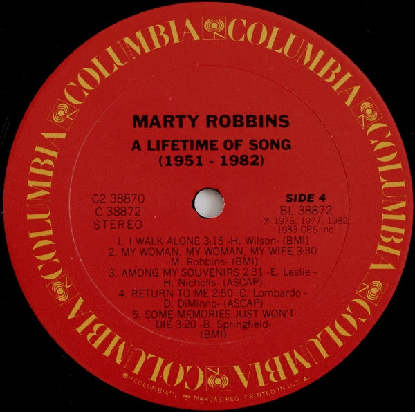 A Lifetime Of Song 1951-1982